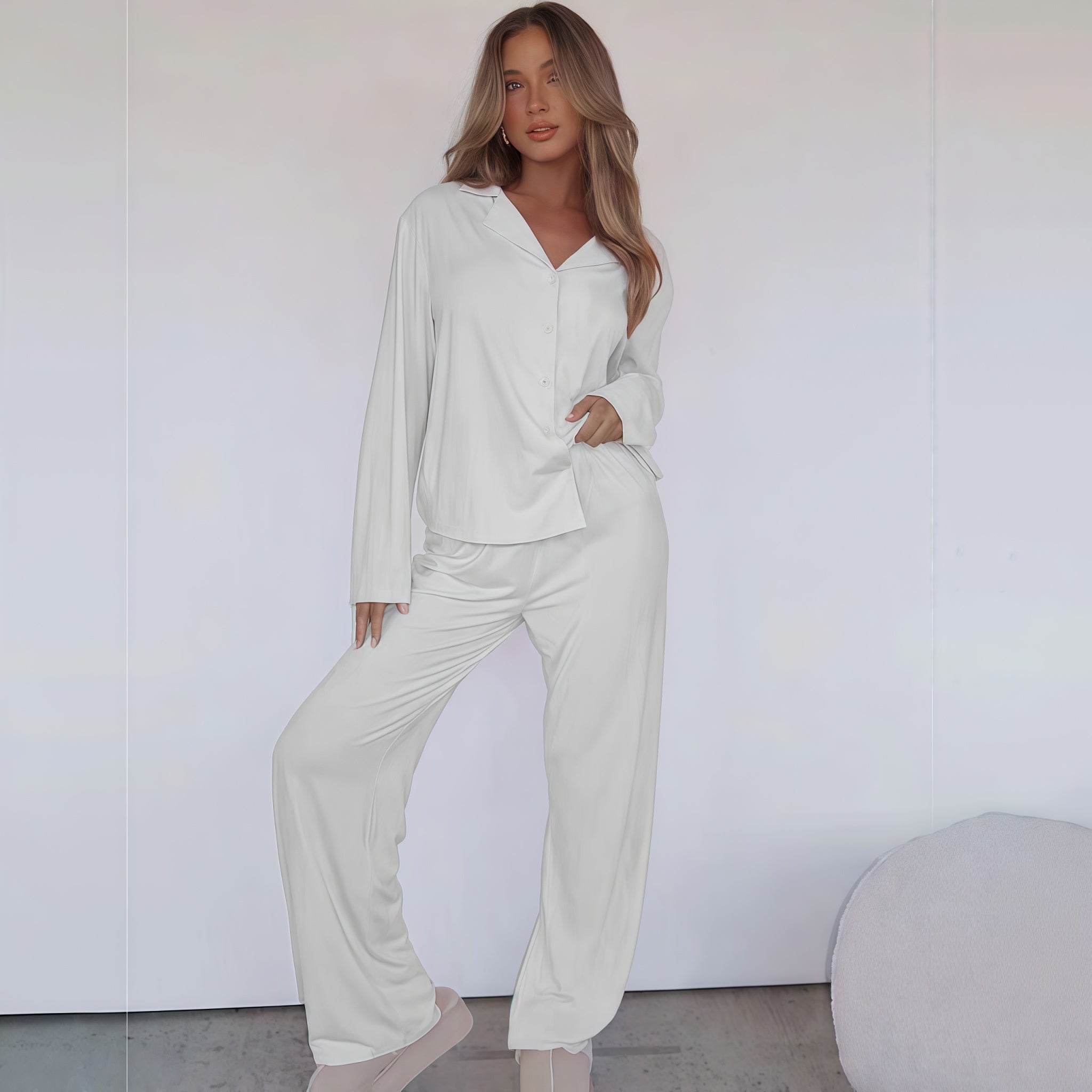 Leopard Luxe Satin Pajama Set