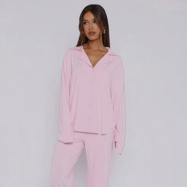 Leopard Luxe Satin Pajama Set