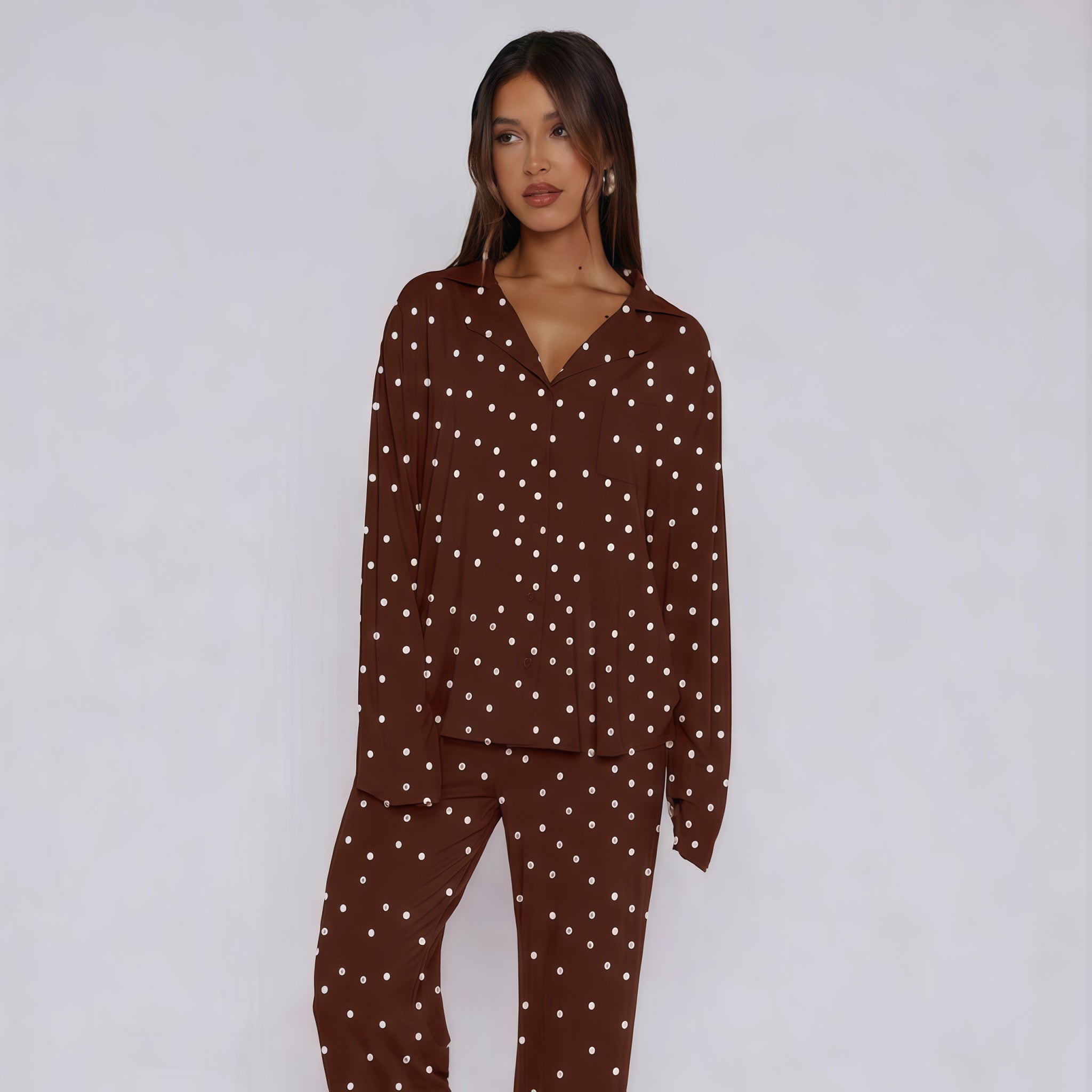 Leopard Luxe Satin Pajama Set