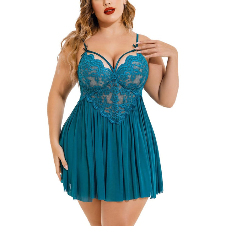 Lace Plunge Babydoll