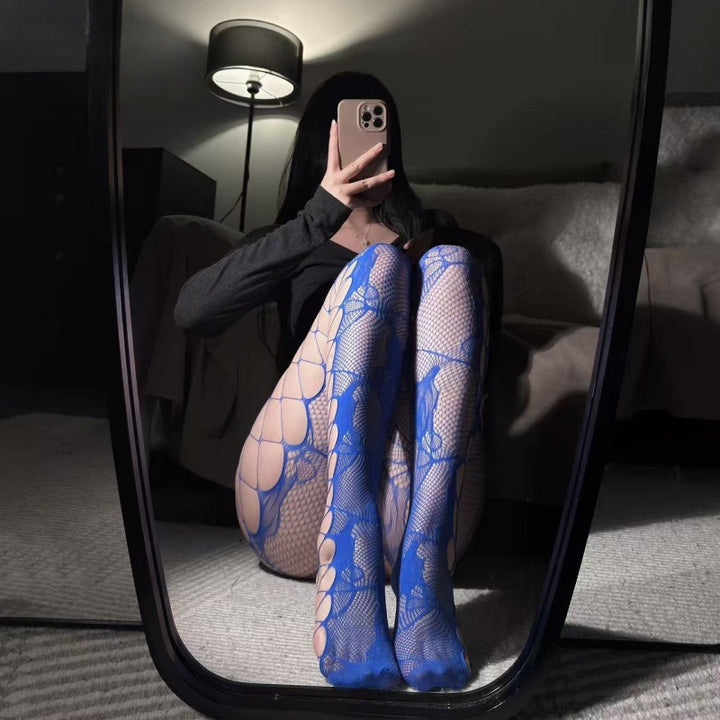 Fishnet Cut-Out Stockings