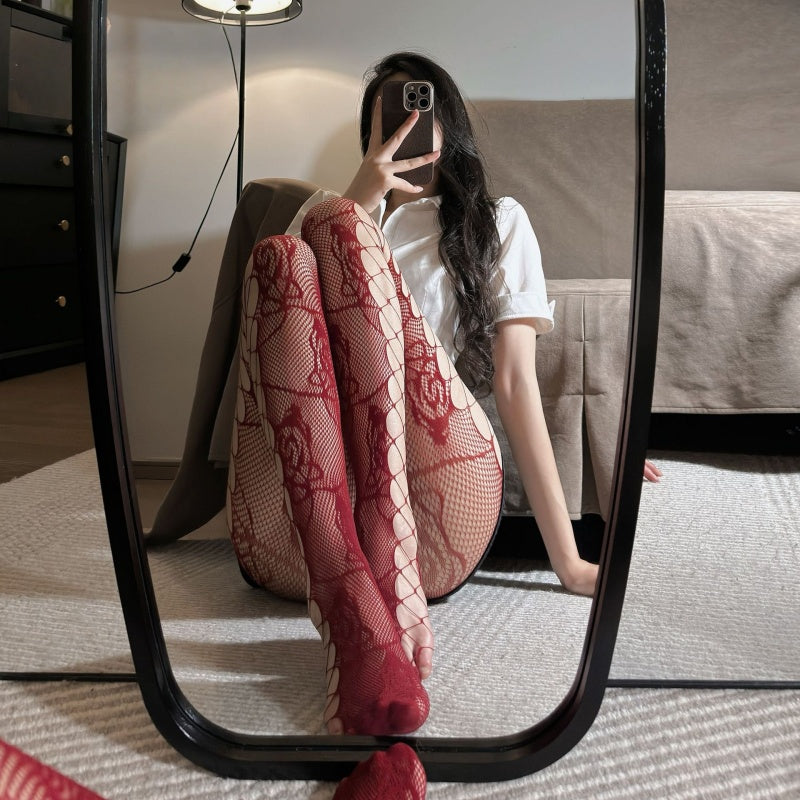 Fishnet Cut-Out Stockings