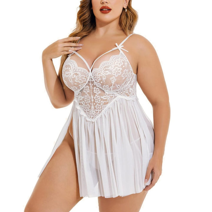 Lace Plunge Babydoll