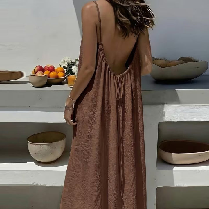 Backless Maxi Dress