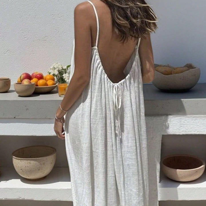 Backless Maxi Dress