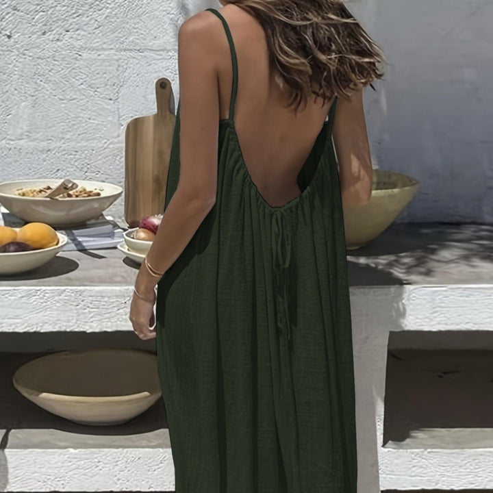 Backless Maxi Dress